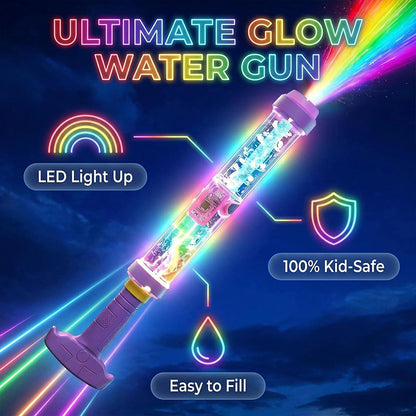 Pistolet à Eau Lumineux LED Phosphorescent à Pompe