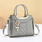 📢📢50 % DE RÉDUCTION !! ⏰Sac À Main Femme Élégant – Poignées & Bandoulière, Cuir PU, Texture Coutures en V, 8 Couleurs, Organisation Intelligente ✨