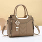 📢📢50 % DE RÉDUCTION !! ⏰Sac À Main Femme Élégant – Poignées & Bandoulière, Cuir PU, Texture Coutures en V, 8 Couleurs, Organisation Intelligente ✨