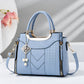 📢📢50 % DE RÉDUCTION !! ⏰Sac À Main Femme Élégant – Poignées & Bandoulière, Cuir PU, Texture Coutures en V, 8 Couleurs, Organisation Intelligente ✨