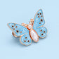 Bouton en forme de papillon qui s'adapte parfaitement