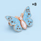 Bouton en forme de papillon qui s'adapte parfaitement