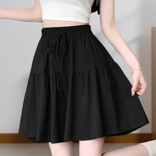 👗 50% DE RÉDUCTION 🏃 Pantalon-jupe taille haute à volants, jambe large – Coupe fluide & féminine – Parfait pour l’été, le sport ou les journées décontractées – confortable et élégant ✨