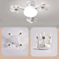 🌀Nouveau ventilateur de plafond avec éclairage et douille E27 – Ventilateur LED silencieux 2 en 1 avec télécommande, combinaison écoénergétique de refroidissement et d'éclairage pour la chambre à coucher