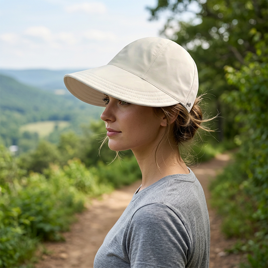 🔥👒 -50% ! Casquette Solaire Femme UPF 50+ Queue de Cheval – Bloque 99% UV, Structure Maintien Forme, Sangle Élastique Réglable 54-60cm, Boutons Masque Anti-Vent · 3 Coloris · Pack Économique ✨