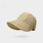 🔥👒 -50% ! Casquette Solaire Femme UPF 50+ Queue de Cheval – Bloque 99% UV, Structure Maintien Forme, Sangle Élastique Réglable 54-60cm, Boutons Masque Anti-Vent · 3 Coloris · Pack Économique ✨