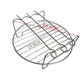 Grille ronde en acier inoxydable pour four, avec brochette