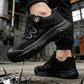 Chaussures de sécurité pour homme avec embout en acier et système de laçage rotati