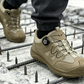 Chaussures de sécurité pour homme avec embout en acier et système de laçage rotati
