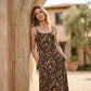 👗 50% OFF NOW! 🐆 Women's Leopard Print Spaghetti Strap Maxi Dress – Flowy & lightweight – Perfect for beach, summer parties or bold daily style – wild and elegant 🌊✨