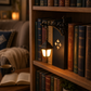 Lampe de bibliothèque miniature en forme de lampadaire rétro