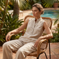 💕 50% DE RÉDUCTION! 👗 Ensemble Femme Minimaliste – Top sans manches & pantalon large – Coupe fluide, confortable & élégante – Parfait pour un look épuré au quotidien 🌿