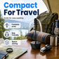 Ventilateur anti-mouches rétractable et rechargeable par USB pour l'extérieur