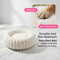 📢📢50% DE RÉDUCTION !! ⏰ Panier rond apaisant ultra-doux pour chat et chien – Bordure surélevée, nid douillet parfait pour des siestes sereines 🐶☁️