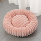 📢📢50% DE RÉDUCTION !! ⏰ Panier rond apaisant ultra-doux pour chat et chien – Bordure surélevée, nid douillet parfait pour des siestes sereines 🐶☁️