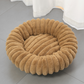 📢📢50% DE RÉDUCTION !! ⏰ Panier rond apaisant ultra-doux pour chat et chien – Bordure surélevée, nid douillet parfait pour des siestes sereines 🐶☁️
