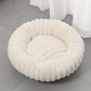 📢📢50% DE RÉDUCTION !! ⏰ Panier rond apaisant ultra-doux pour chat et chien – Bordure surélevée, nid douillet parfait pour des siestes sereines 🐶☁️