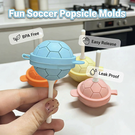 🧊🍭 Moule silicone mini glace sur bâton | Flexible et anti-adhérent, fabrication simple de petites sucettes glacées saines à la maison ✅