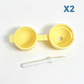 🧊🍭 Moule silicone mini glace sur bâton | Flexible et anti-adhérent, fabrication simple de petites sucettes glacées saines à la maison ✅