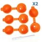 🧊🍭 Moule silicone mini glace sur bâton | Flexible et anti-adhérent, fabrication simple de petites sucettes glacées saines à la maison ✅