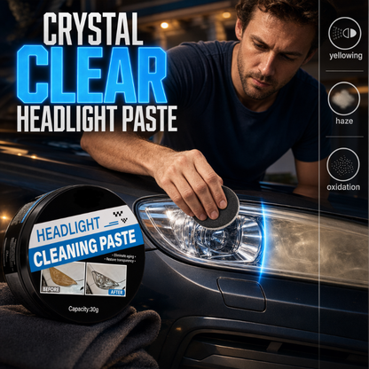 🔥 50% DE RÉDUCTION ! ✨Pâte de restauration de phares Crystal Clear