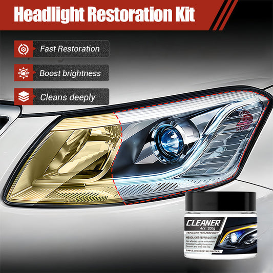 🏆 Offre spéciale du dernier jour :19.99€ ! 🔥 1 achetés 1 offerts 🎁Kit de restauration des phares pour phares jaunis et embués