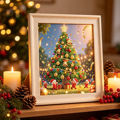 🎄✨Kit de bricolage  Gem Art  pour sapin de Noël aux formes originales🎅