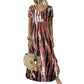 🌸 -50% MAINTENANT ! 🌸Robe décontractée ample pour femme, imprimé tie-dye