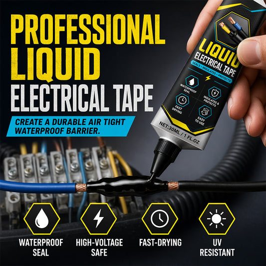 🔌✅ Ruban adhésif liquide étanche pour câblage, isolation haute tension anti-humidité, usage auto et extérieur