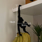 🐒 ACHETEZ 2, OBTENEZ 1 GRATUIT! 🍌 Crochet banane en forme de singe – Design amusant, robuste & gain de place – Idéal pour suspendre fruits, sacs ou accessoires de cuisine ✨