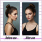 ❄️ Fraîcheur estivale -50 % !✨ Chouchou à chignon désordonné (lot de 3 pièces) – Extension de coiffure synthétique rapide disponible en 7 nuances