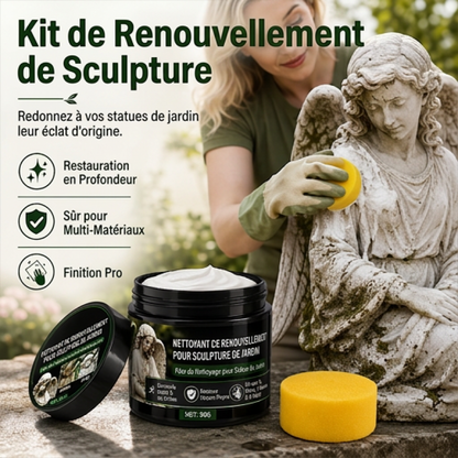 🔥‑50% OFFRE LIMITÉE🗿 Pâte nettoyante rénovatrice pour statues de jardin, élimine saleté et mousse, redonne éclat ✨🌳
