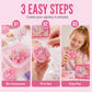 Kit de bricolage pour fabriquer un jouet « squishy » « Fried Ice » avec motif « griffe de chat » pour enfants