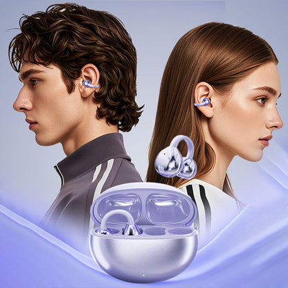 Écouteurs Bluetooth 5.4 à fixation par clip et conception « open-ear » avec réduction du bruit