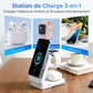 🔋 50 % DE RÉDUCTION EN CE MOMENT ! Support de recharge magnétique pliable 3-en-1 – rechargez simultanément votre téléphone, votre montre et vos écouteurs – idéal pour la table de chevet, le bureau et les voyages 📱⌚🎧