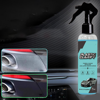 🔥 50% DE RÉDUCTION ! ✨Spray Rénovateur Polyvalent et Efficace pour Plastiques de Voiture
