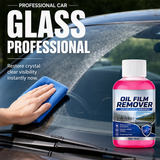 🔥 50% DE RÉDUCTION ! ✨Nettoyant pour pare-brise et éliminateur de film d'huile sur les vitres de voiture
