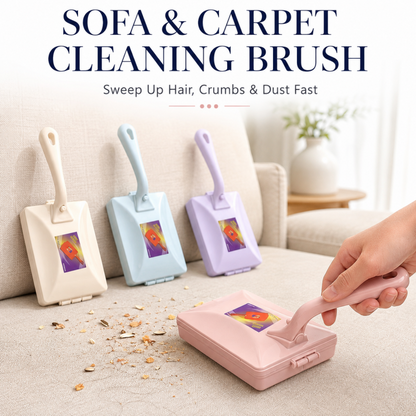 🧹 50 % DE RÉDUCTION EN CE MOMENT ! Brosse à tapis à double rouleau à main – nettoyage sans effort, élimination des poils d'animaux – idéale pour les canapés, les tapis et les vêtements 🐾✨