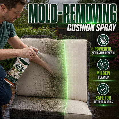 🔥 50% DE RÉDUCTION ! ✨Spray anti-moisissure pour coussins de terrasse