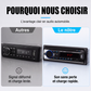 🎵 50% DE RÉDUCTION! 🚗 Autoradio Bluetooth 5.0 – Double USB & son haute qualité – Appels mains libres & musique 📻