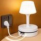 💡🔌 Lampe de chevet avec prises USB et secteur – 50 % de réduction ! 3/4 prises secteur, 2 ports USB, 1 port Type-C – rechargez vos appareils pendant que vous dormez. ⭐🏠