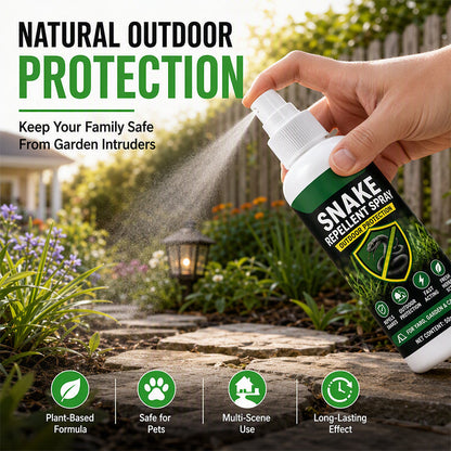 🐍🌿 ACHETEZ-EN 2, OBTENEZ-EN 1 GRATUITEMENT ! Spray anti-serpents à action rapide pour l'extérieur | Pour le jardin, la terrasse et autour de la maison | Facile à appliquer