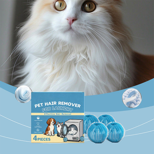 🔥 50% DE RÉDUCTION ! ✨Boules de lavage réutilisables pour éliminer les poils d'animaux