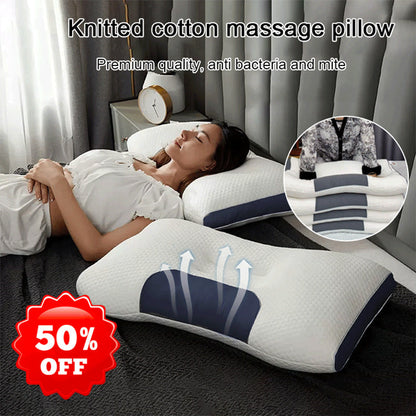 🔥 50% DE RÉDUCTION ! ✨Oreiller de massage antibactérien pour le cou, favorisant le sommeil