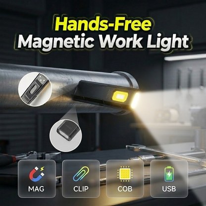 Lampe de travail magnétique mains libres