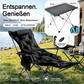 🔥 50% DE RÉDUCTION ! 🪑 Fauteuil inclinable pliable à 4 positions + repose-jambes