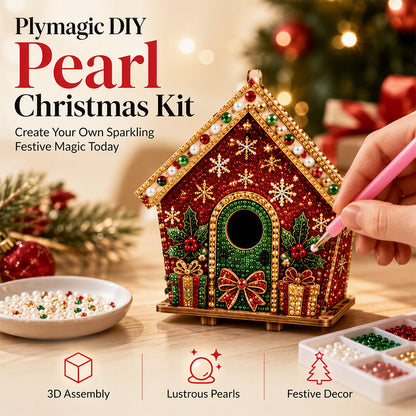 🔥 50% DE RÉDUCTION ! ✨Kit de peinture de Noël « Pearl Art » en 3D à réaliser soi-même