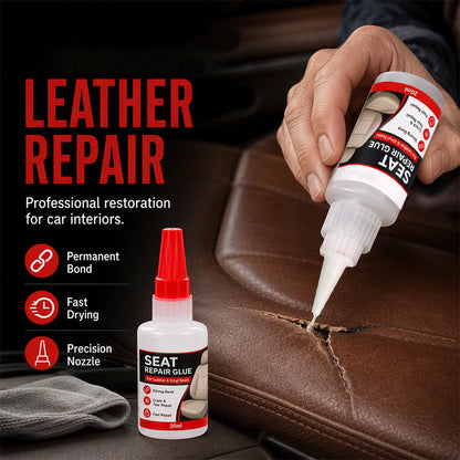 🔥 50% DE RÉDUCTION ! ✨Colle de réparation pour cuir de siège auto à séchage rapide