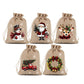 🎅🎁 -62% ! 🎄Sacs Cadeaux de Noël à Cordon – Imprimés Festifs & Tissu Durable pour Emballage Chic et Réutilisable.