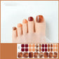 🔥 50% DE RÉDUCTION ! ✨Autocollants pour ongles de pieds en gel semi-durci
